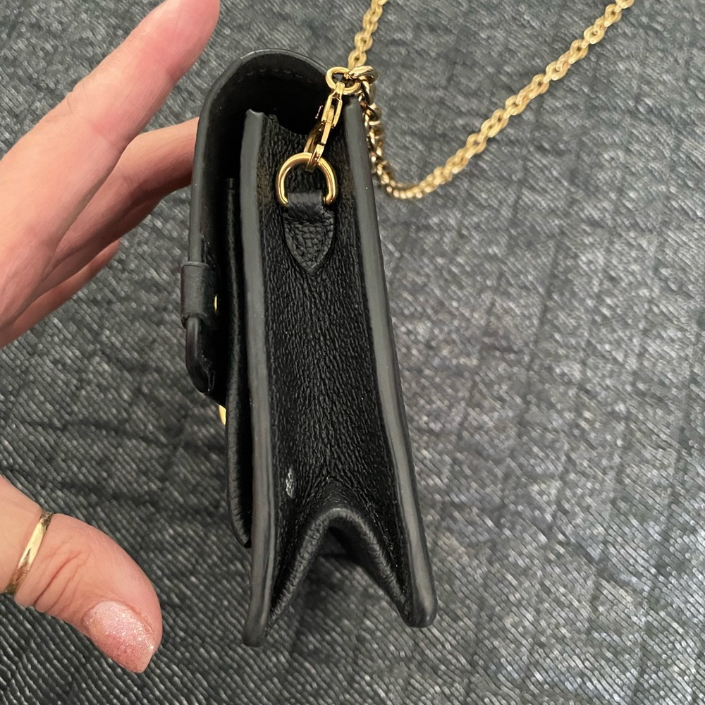 Louis Vuitton Vavin Chain Wallet - Monogram Empreinte Leather Black - Picture 8 of 16